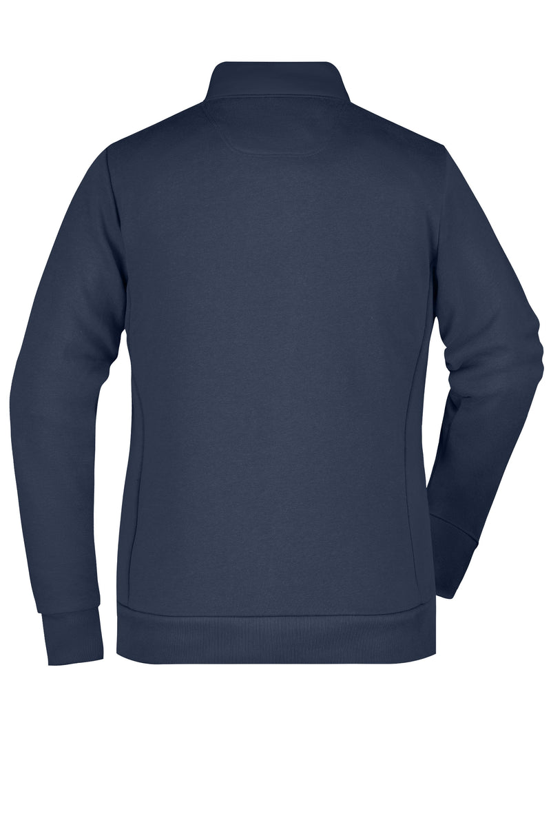 Laden Sie das Bild in Galerie -Viewer, Modische Sweat Jacke in attraktivem Materialmix - JN1123