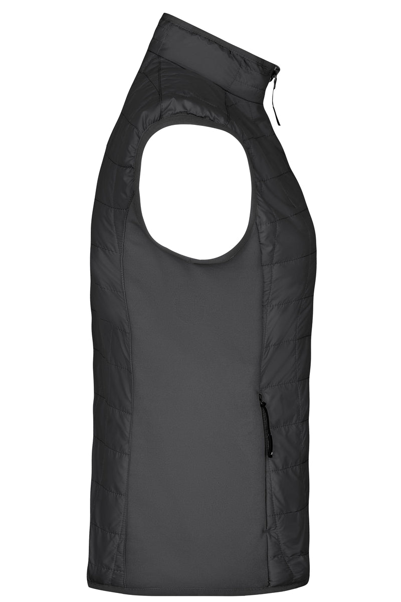 Laden Sie das Bild in Galerie -Viewer, Leicht wattierte Weste im sportlichen Materialmix - JN1113