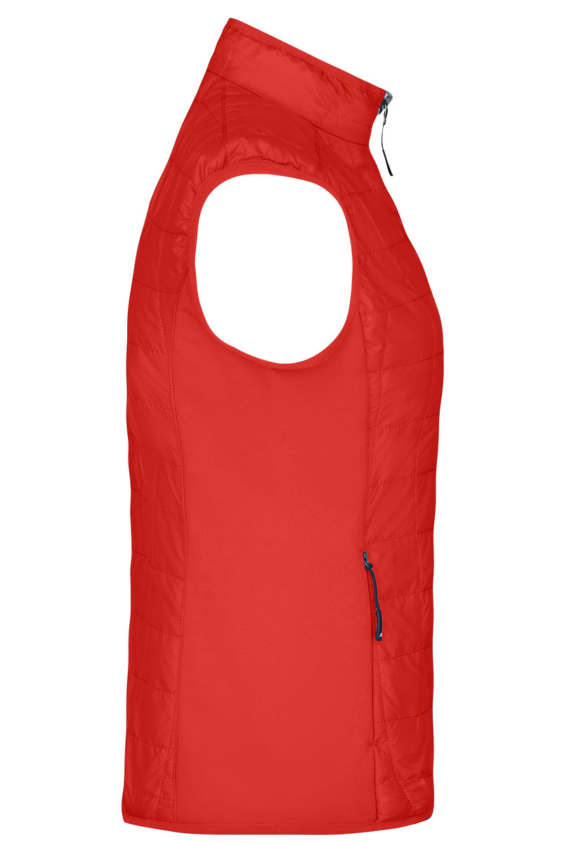 Laden Sie das Bild in Galerie -Viewer, Leicht wattierte Weste im sportlichen Materialmix - JN1113