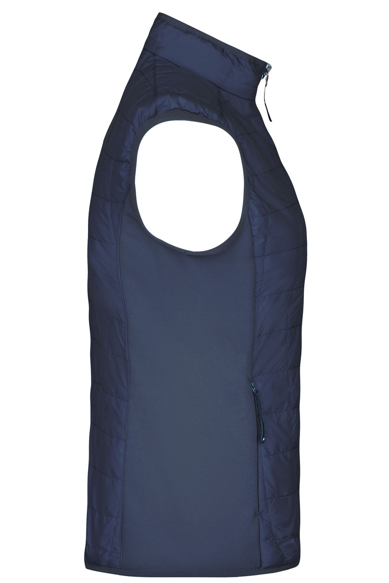 Laden Sie das Bild in Galerie -Viewer, Leicht wattierte Weste im sportlichen Materialmix - JN1113