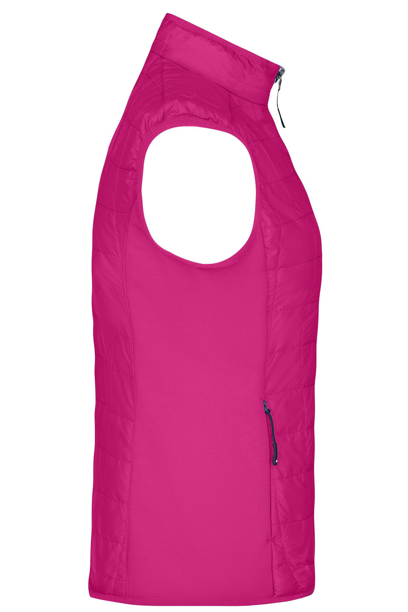 Laden Sie das Bild in Galerie -Viewer, Leicht wattierte Weste im sportlichen Materialmix - JN1113