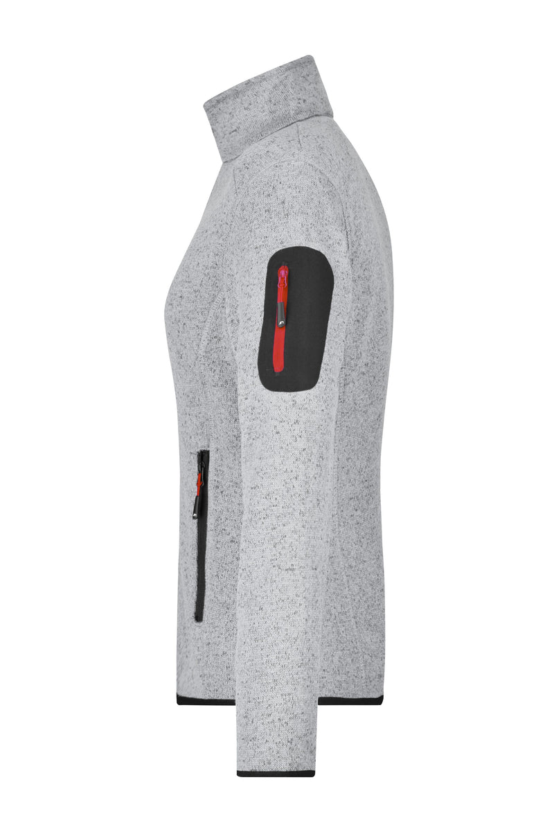 Laden Sie das Bild in Galerie -Viewer, Modische Strickfleece Jacke mit Stehkragen - JN761