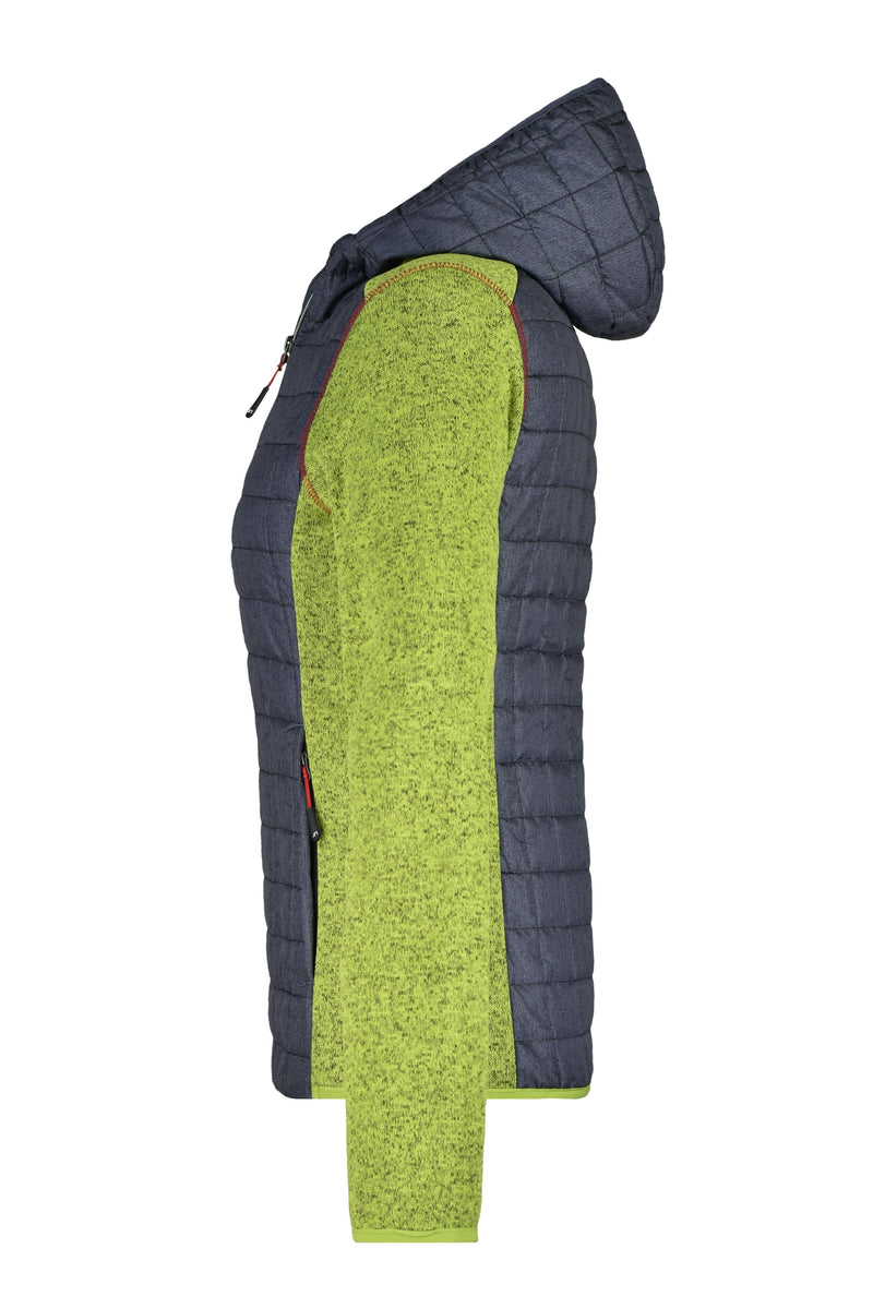 Laden Sie das Bild in Galerie -Viewer, Strickfleecejacke im stylischen Materialmix - JN771