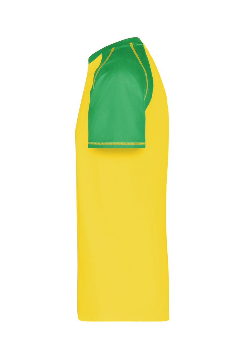 Laden Sie das Bild in Galerie -Viewer, T-Shirt in sportlicher, zweifarbiger Optik - JN010