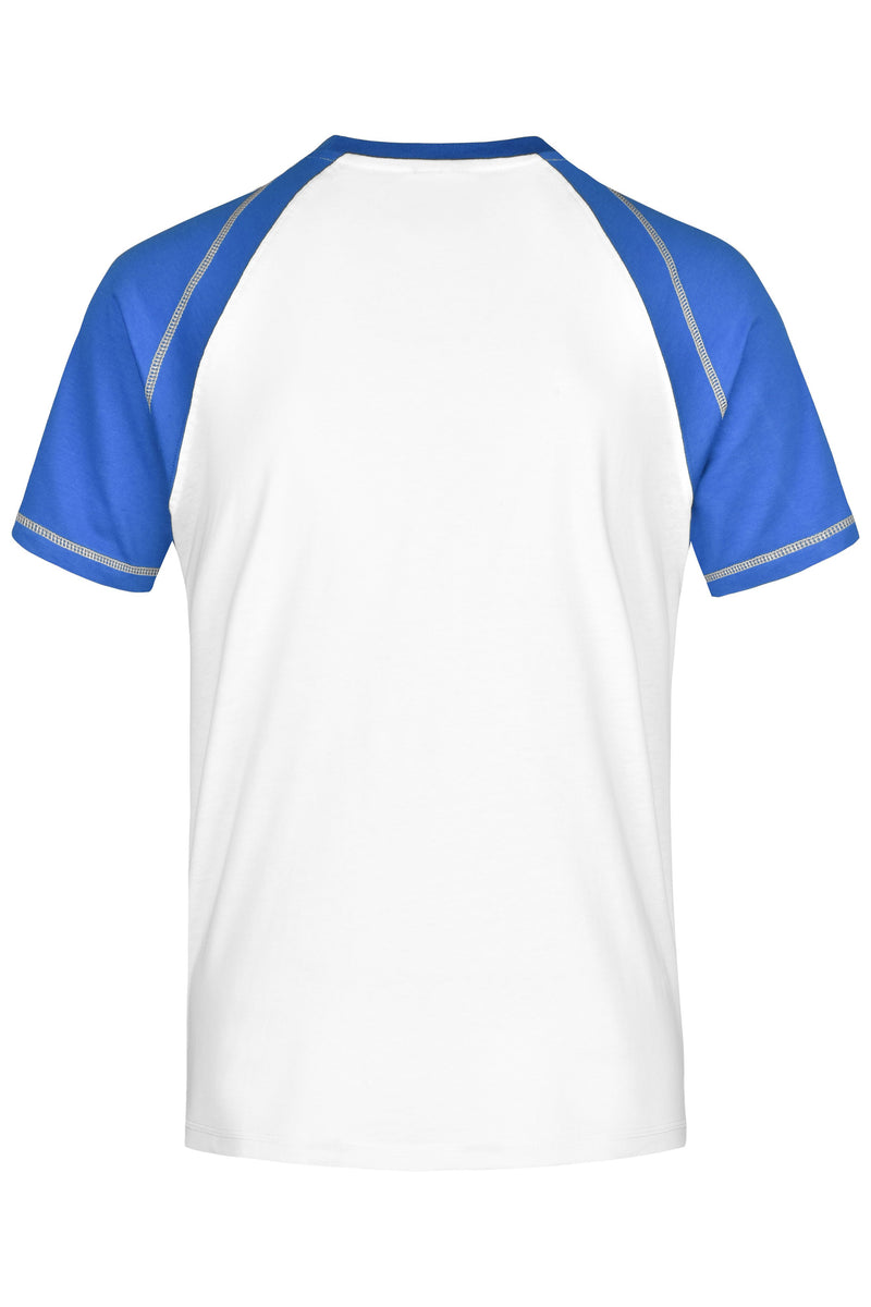 Laden Sie das Bild in Galerie -Viewer, T-Shirt in sportlicher, zweifarbiger Optik - JN010