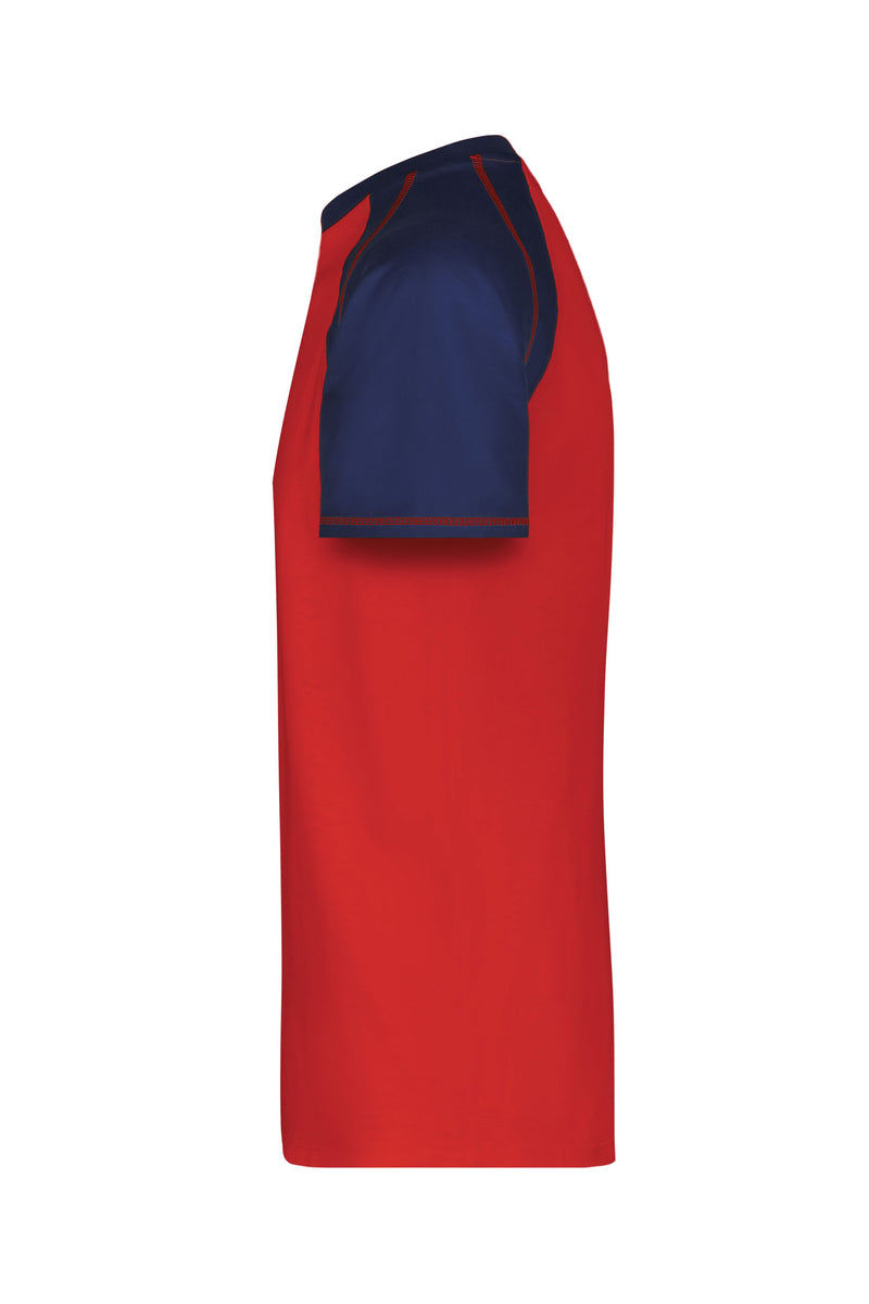 Laden Sie das Bild in Galerie -Viewer, T-Shirt in sportlicher, zweifarbiger Optik - JN010