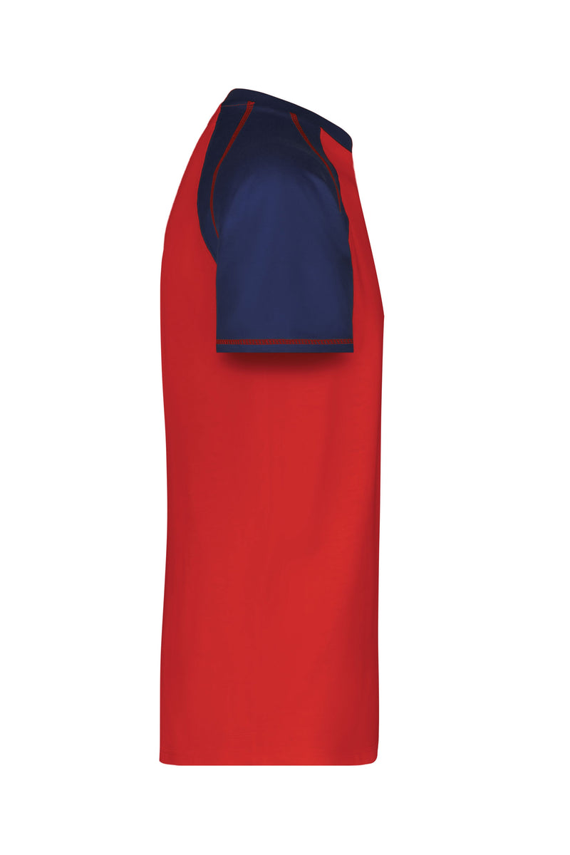 Laden Sie das Bild in Galerie -Viewer, T-Shirt in sportlicher, zweifarbiger Optik - JN010