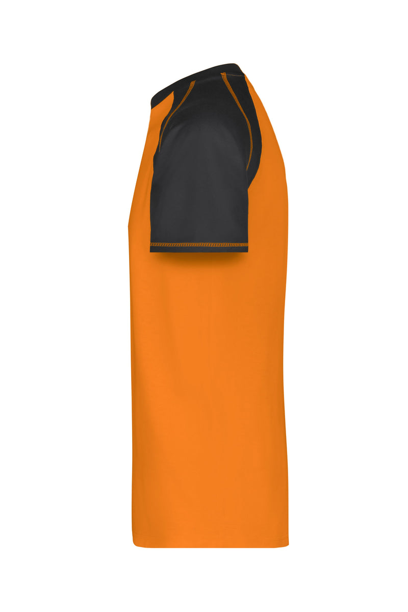 Laden Sie das Bild in Galerie -Viewer, T-Shirt in sportlicher, zweifarbiger Optik - JN010