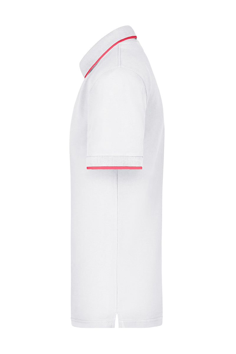 Laden Sie das Bild in Galerie -Viewer, Hochwertiges Piqué-Polohemd mit Kontraststreifen - Herren - JN034