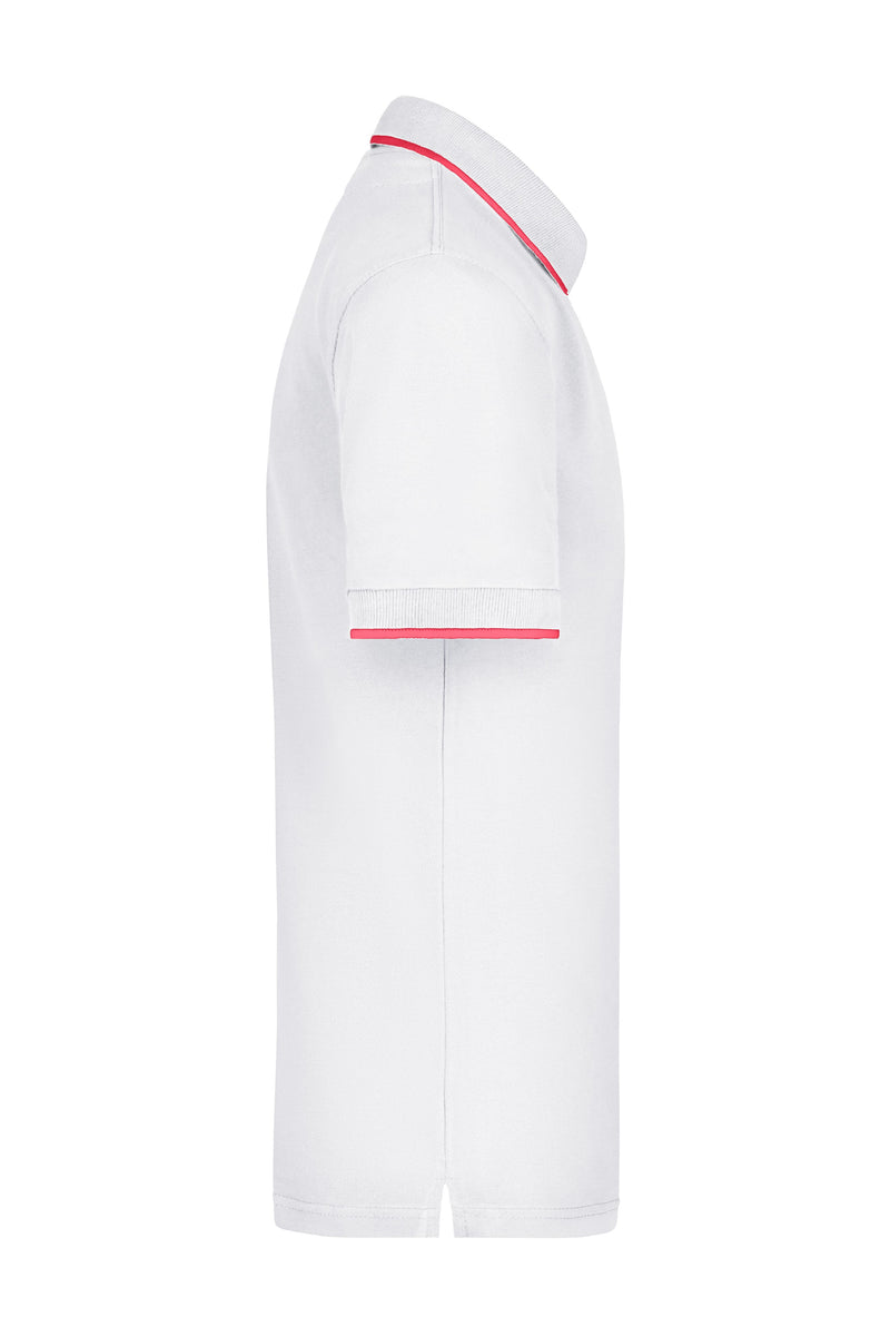 Laden Sie das Bild in Galerie -Viewer, Hochwertiges Piqué-Polohemd mit Kontraststreifen - Herren - JN034