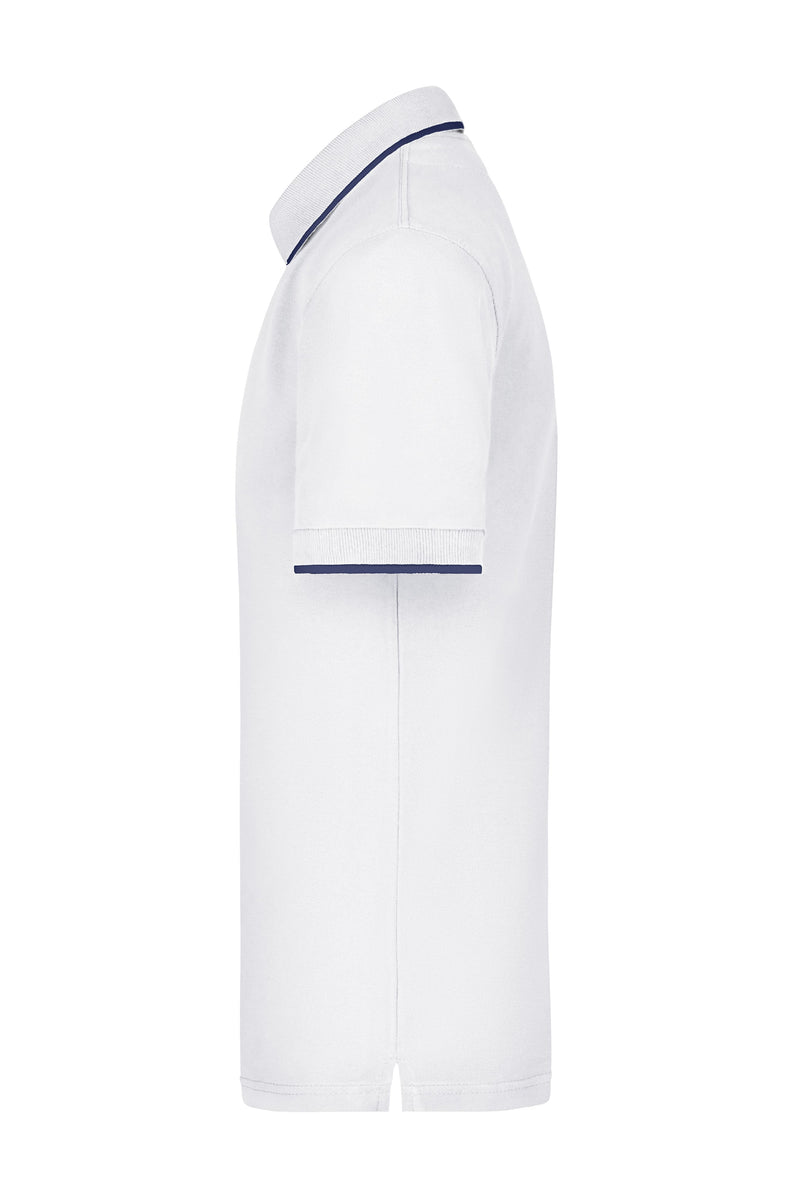 Laden Sie das Bild in Galerie -Viewer, Hochwertiges Piqué-Polohemd mit Kontraststreifen - Herren - JN034