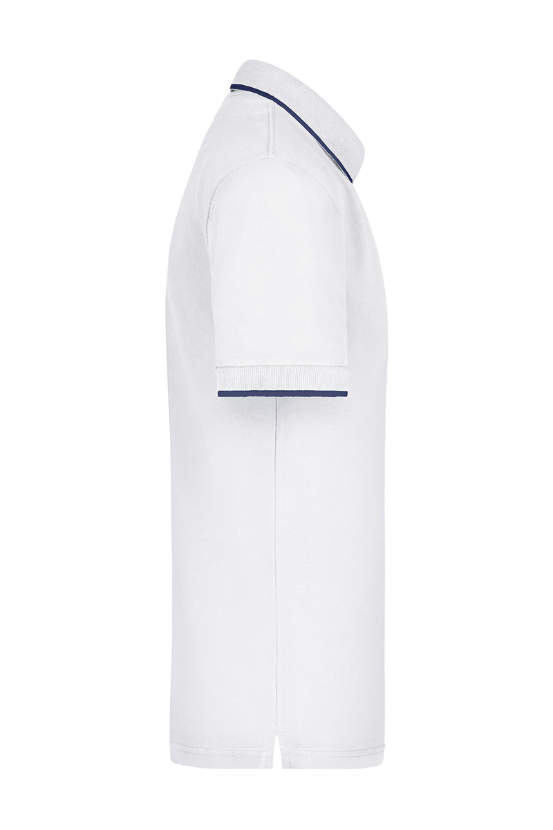 Laden Sie das Bild in Galerie -Viewer, Hochwertiges Piqué-Polohemd mit Kontraststreifen - Herren - JN034