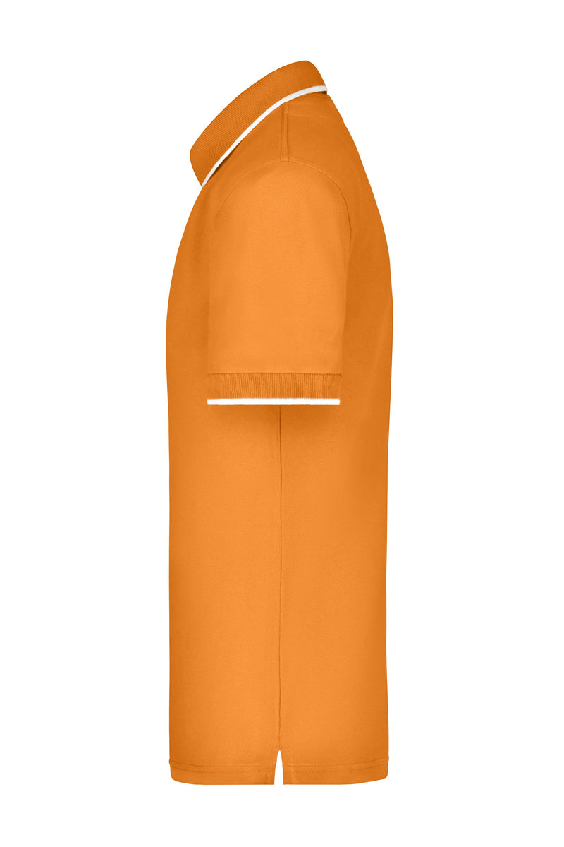 Laden Sie das Bild in Galerie -Viewer, Hochwertiges Piqué-Polohemd mit Kontraststreifen - Herren - JN034