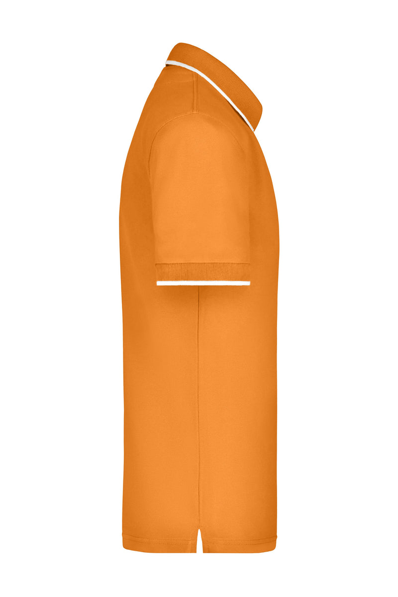 Laden Sie das Bild in Galerie -Viewer, Hochwertiges Piqué-Polohemd mit Kontraststreifen - Herren - JN034