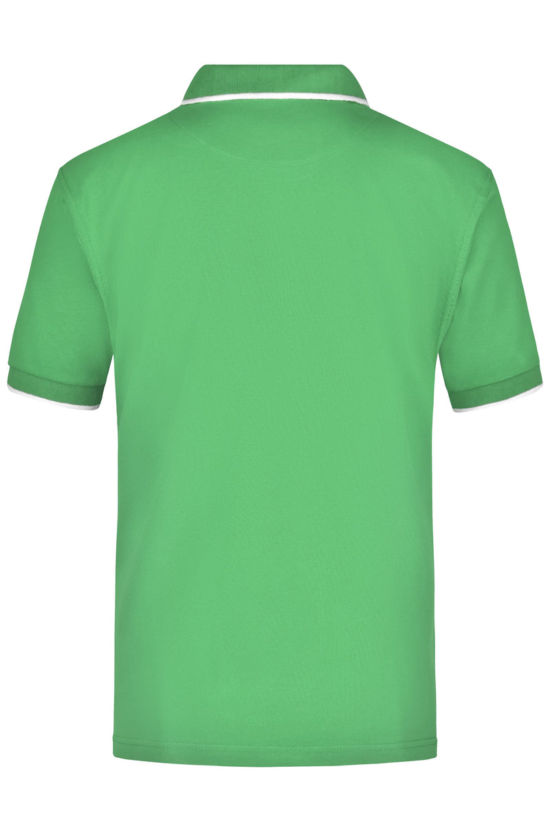 Laden Sie das Bild in Galerie -Viewer, Hochwertiges Piqué-Polohemd mit Kontraststreifen - Herren - JN034