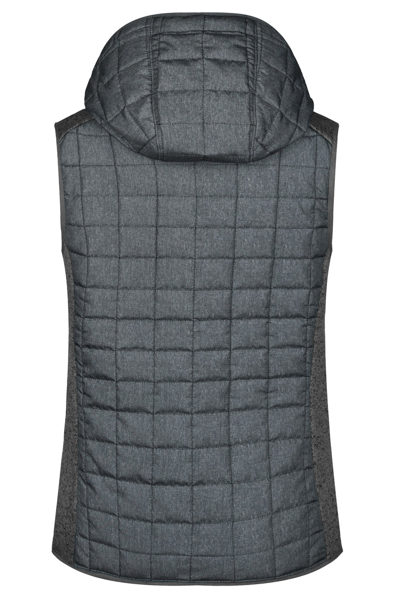 Laden Sie das Bild in Galerie -Viewer, Weste im stylischen Materialmix - JN767