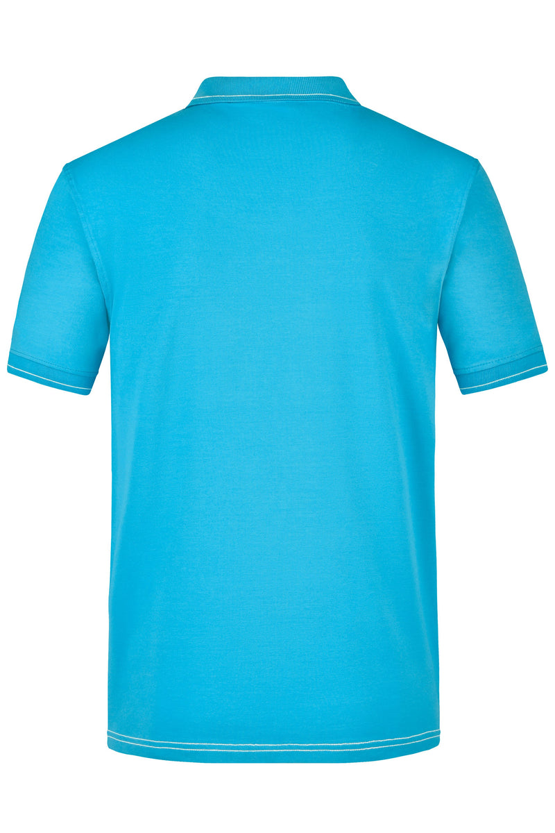 Laden Sie das Bild in Galerie -Viewer, Hochwertiges Poloshirt mit Kontraststreifen - Herren - JN569