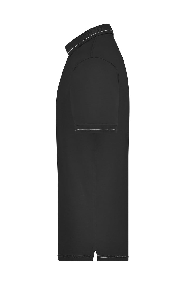 Laden Sie das Bild in Galerie -Viewer, Hochwertiges Poloshirt mit Kontraststreifen - Herren - JN569