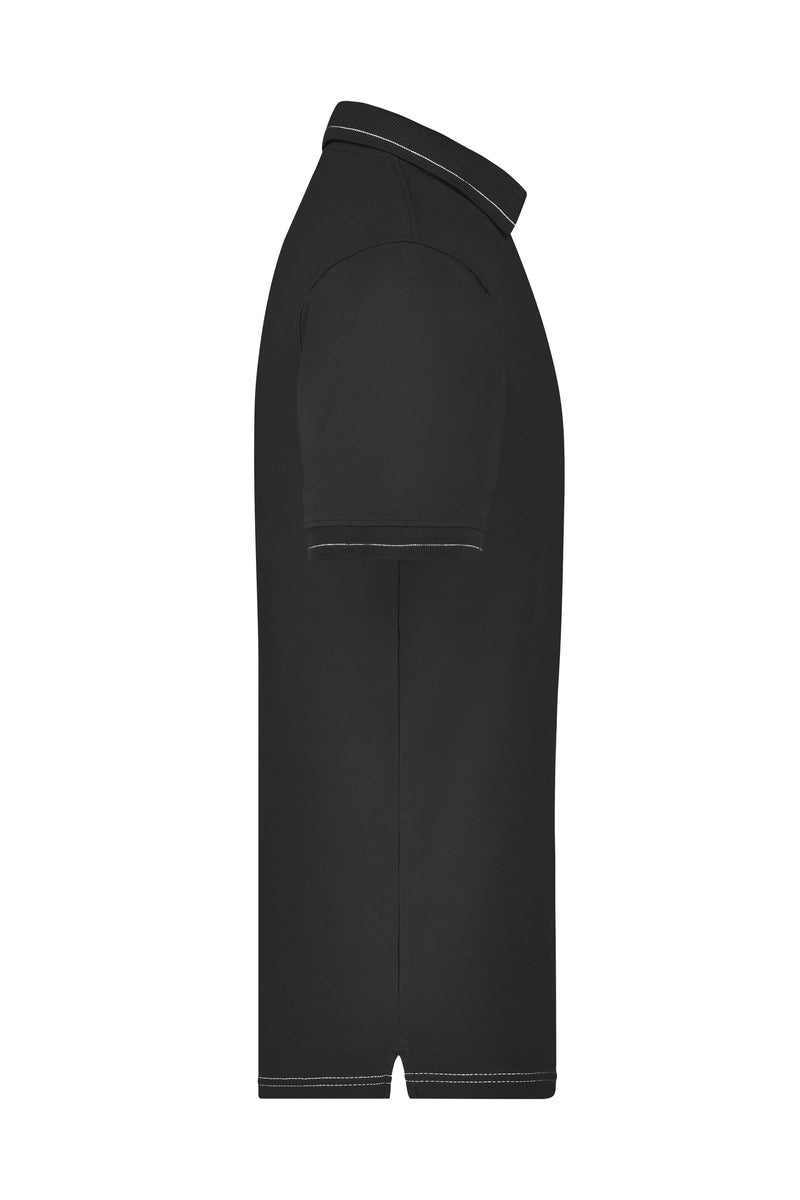 Laden Sie das Bild in Galerie -Viewer, Hochwertiges Poloshirt mit Kontraststreifen - Herren - JN569