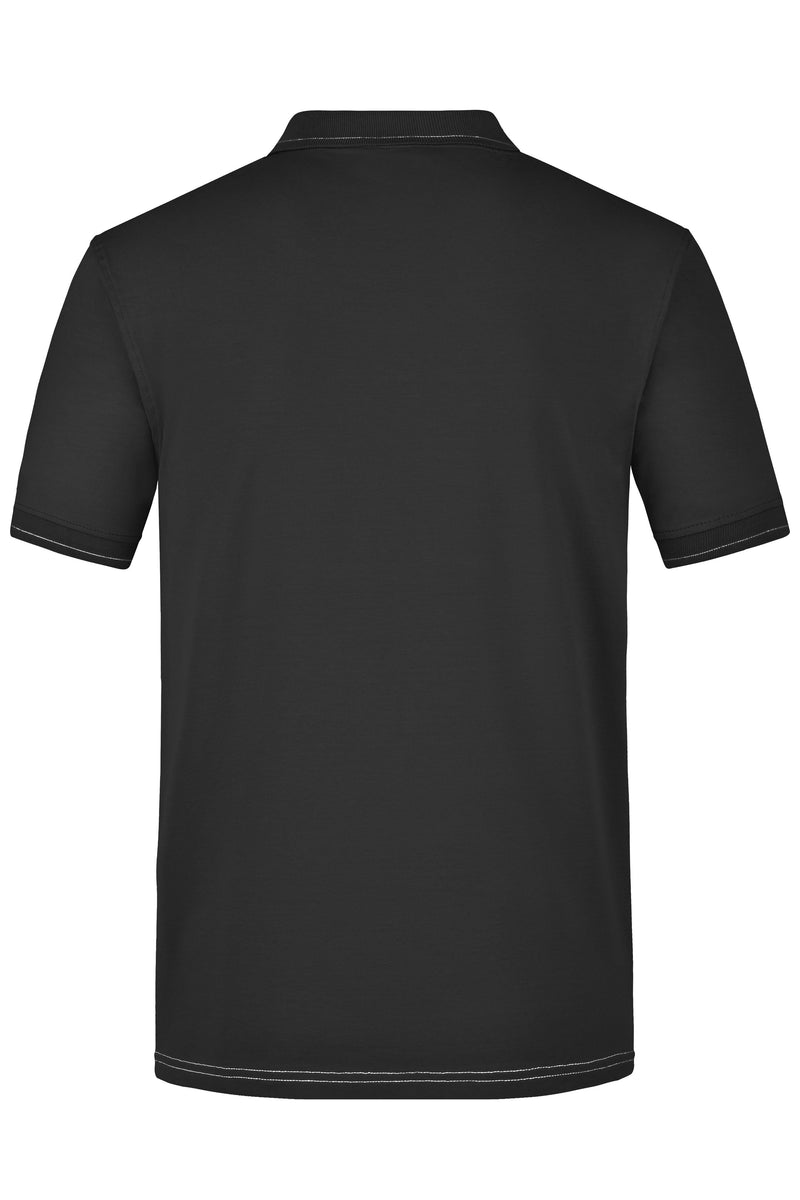 Laden Sie das Bild in Galerie -Viewer, Hochwertiges Poloshirt mit Kontraststreifen - Herren - JN569