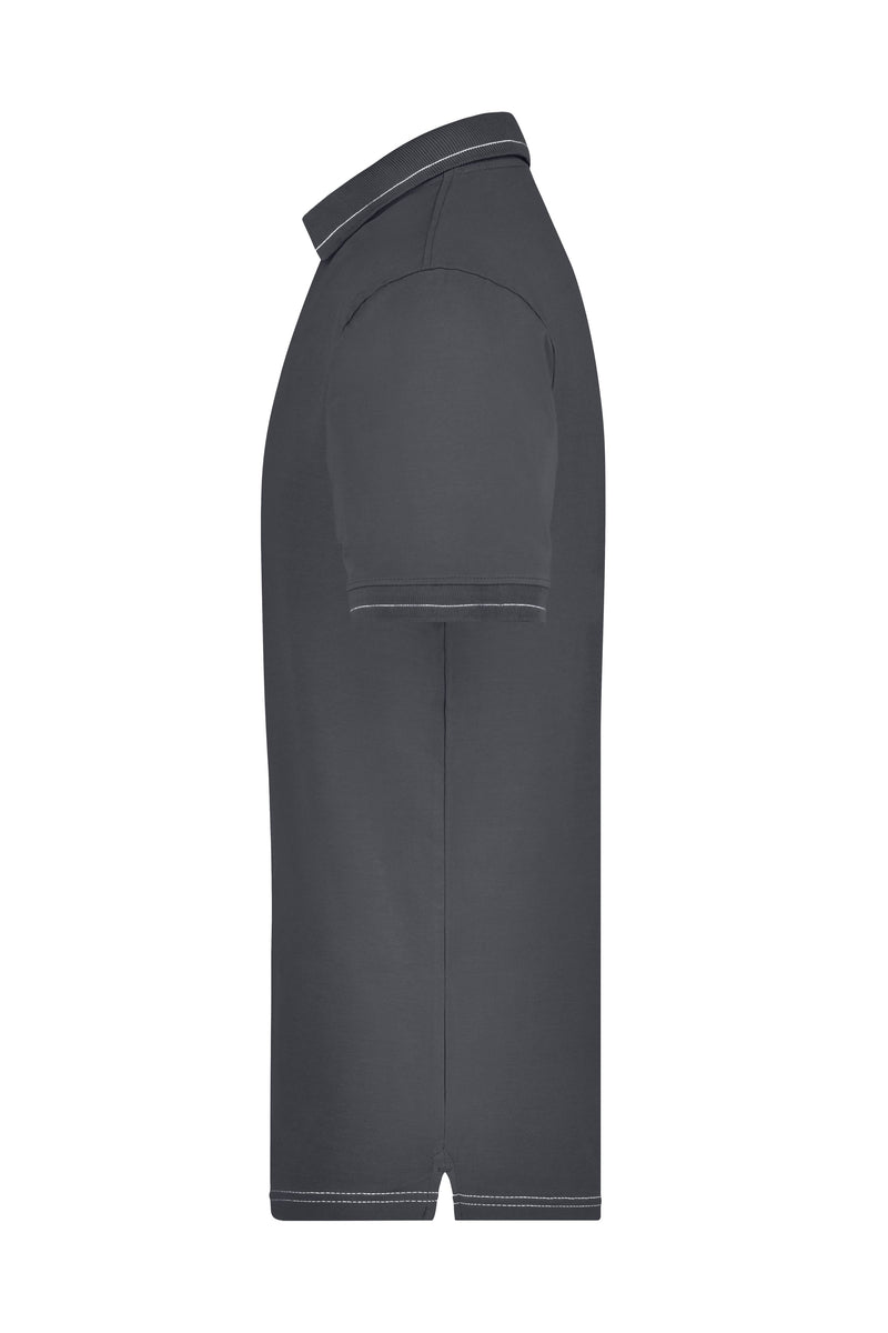 Laden Sie das Bild in Galerie -Viewer, Hochwertiges Poloshirt mit Kontraststreifen - Herren - JN569