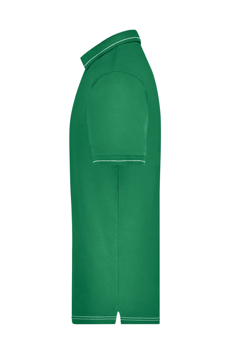 Laden Sie das Bild in Galerie -Viewer, Hochwertiges Poloshirt mit Kontraststreifen - Herren - JN569