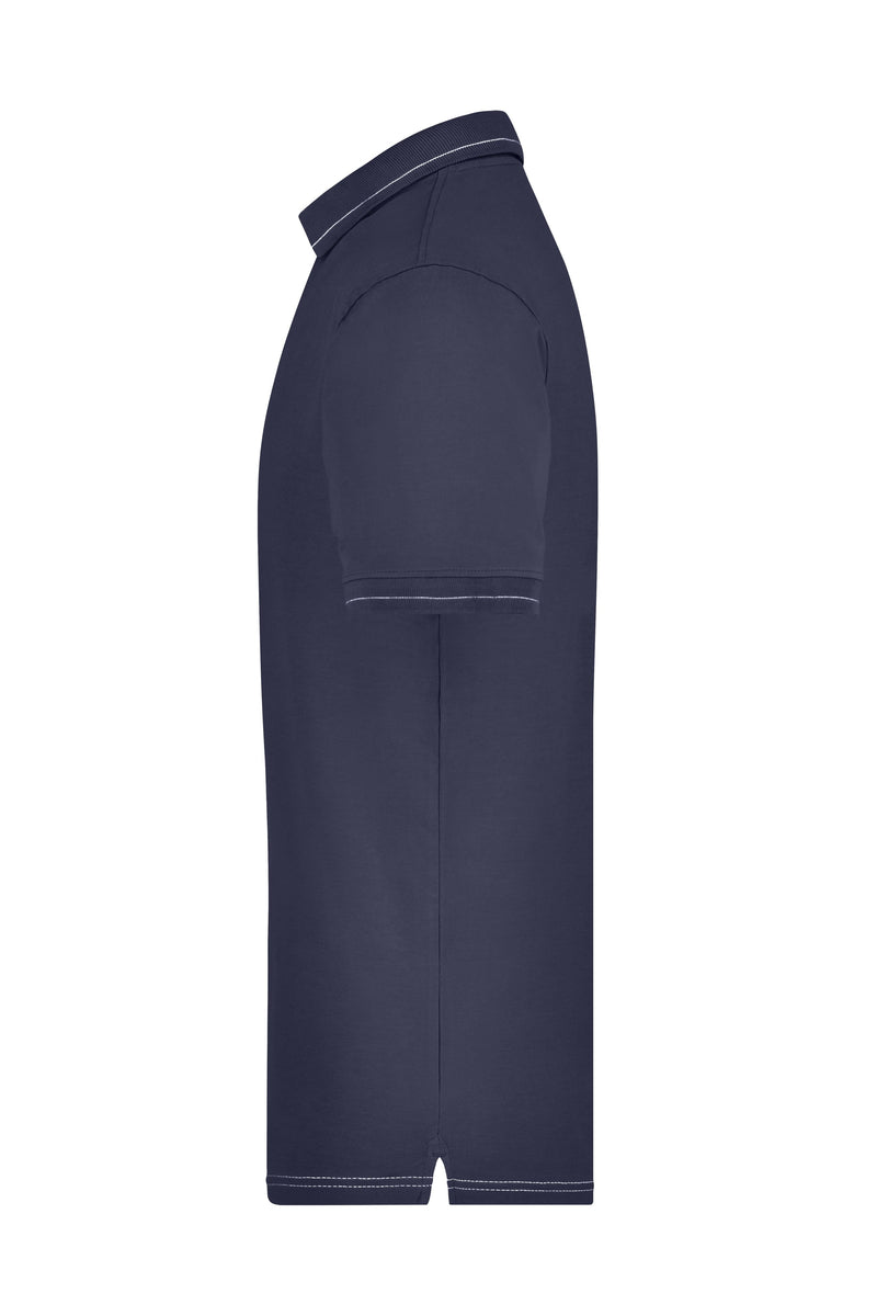 Laden Sie das Bild in Galerie -Viewer, Hochwertiges Poloshirt mit Kontraststreifen - Herren - JN569