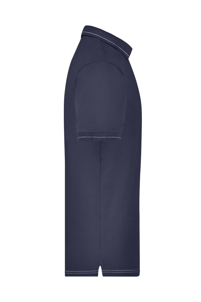 Laden Sie das Bild in Galerie -Viewer, Hochwertiges Poloshirt mit Kontraststreifen - Herren - JN569