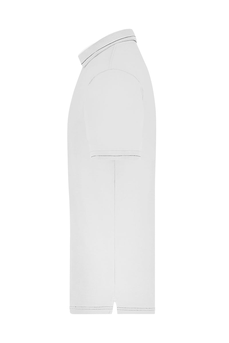 Laden Sie das Bild in Galerie -Viewer, Hochwertiges Poloshirt mit Kontraststreifen - Herren - JN569