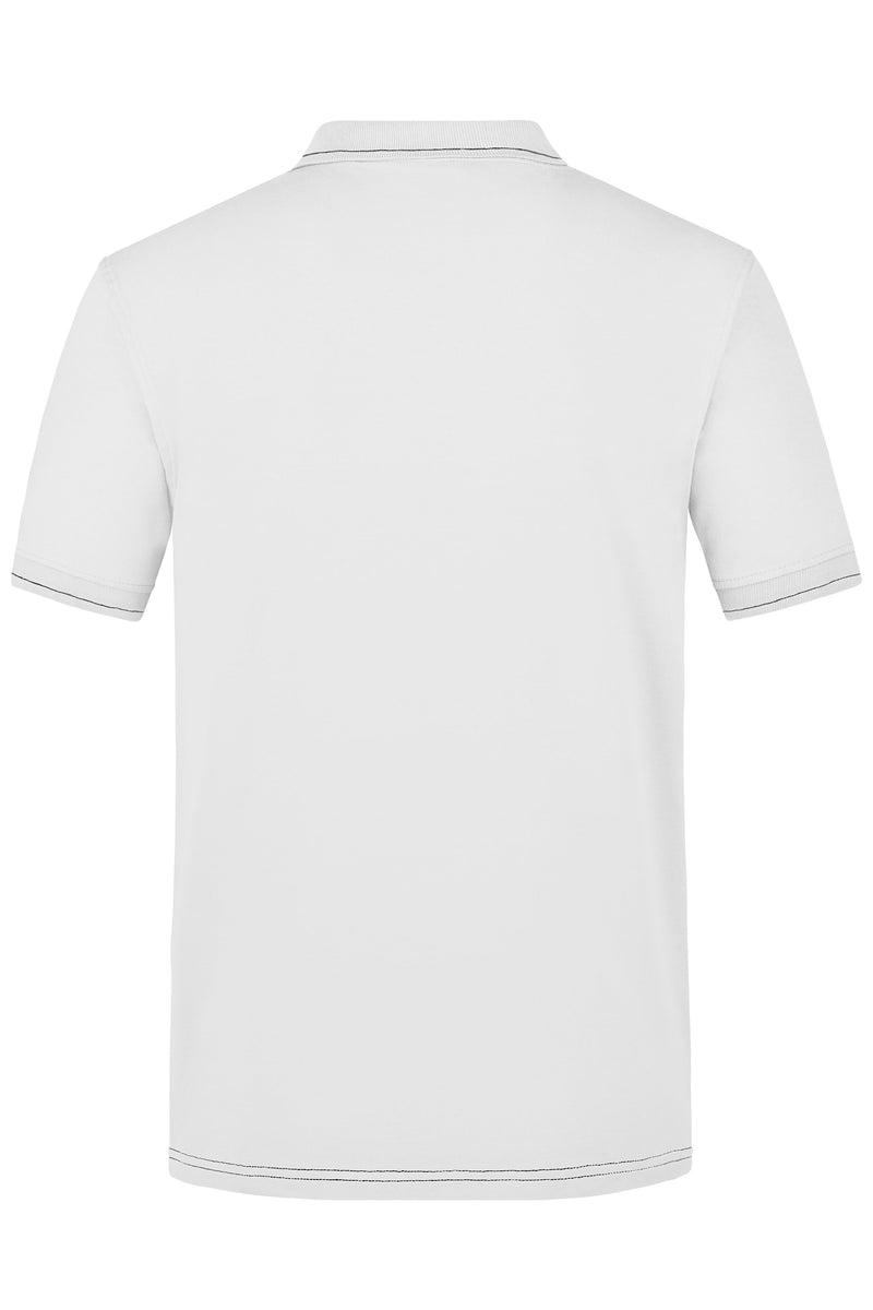 Laden Sie das Bild in Galerie -Viewer, Hochwertiges Poloshirt mit Kontraststreifen - Herren - JN569