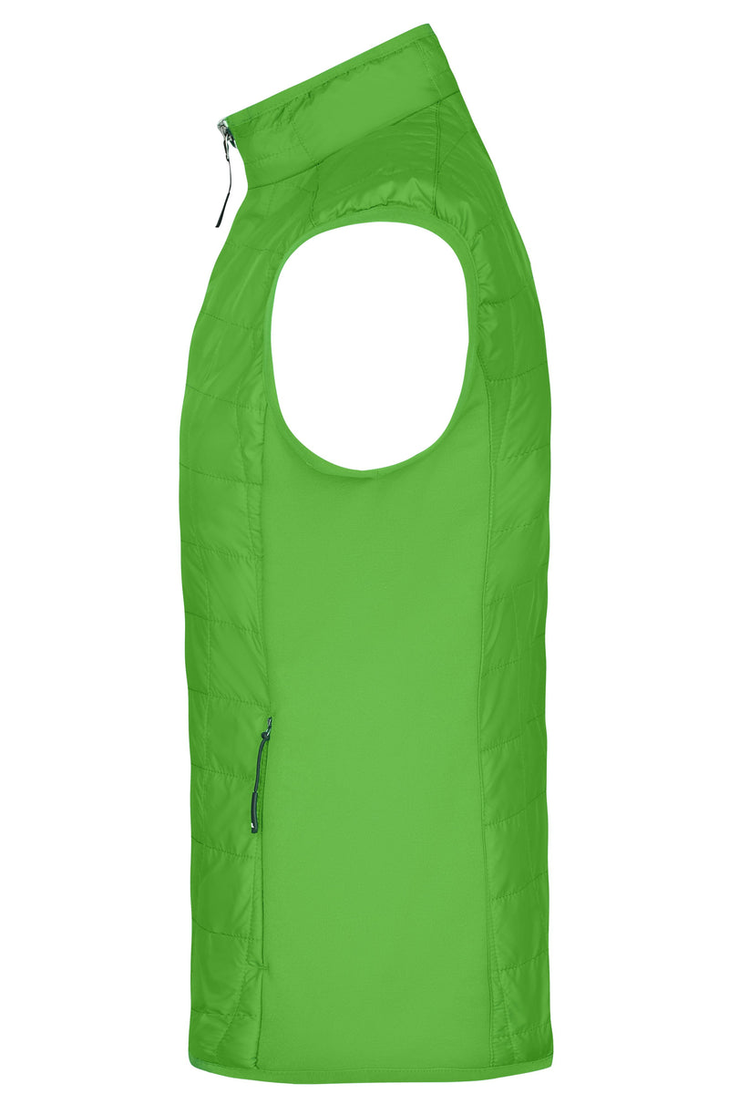 Laden Sie das Bild in Galerie -Viewer, Leicht wattierte Weste im sportlichen Materialmix - JN1114