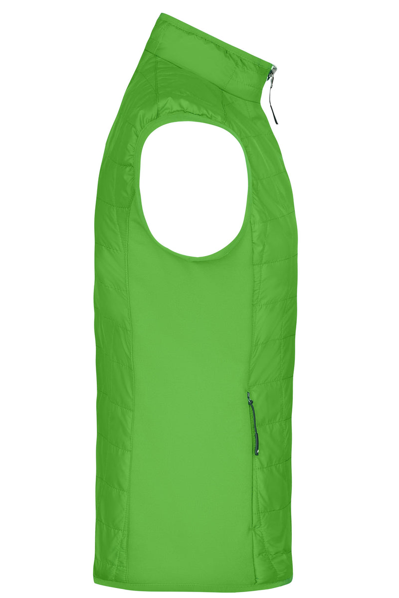 Laden Sie das Bild in Galerie -Viewer, Leicht wattierte Weste im sportlichen Materialmix - JN1114