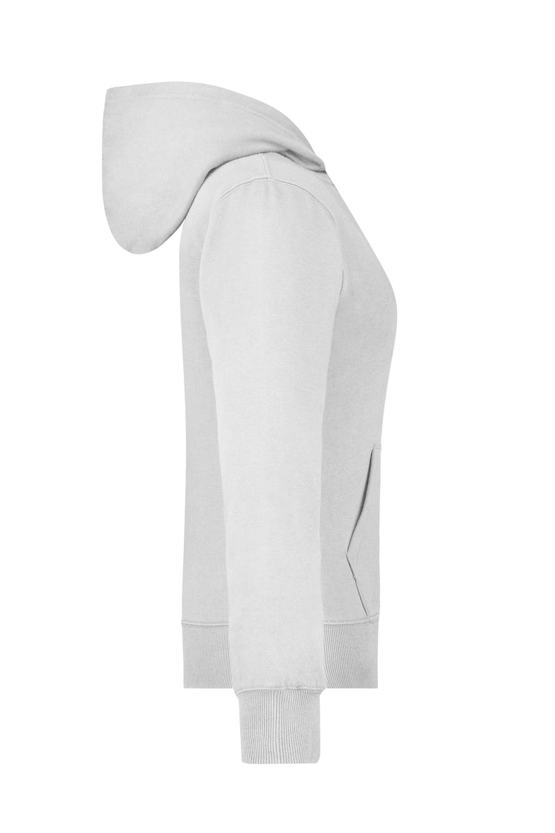 Laden Sie das Bild in Galerie -Viewer, Kapuzen-Jacke aus formbeständiger Sweat-Qualität - Damen - JN053