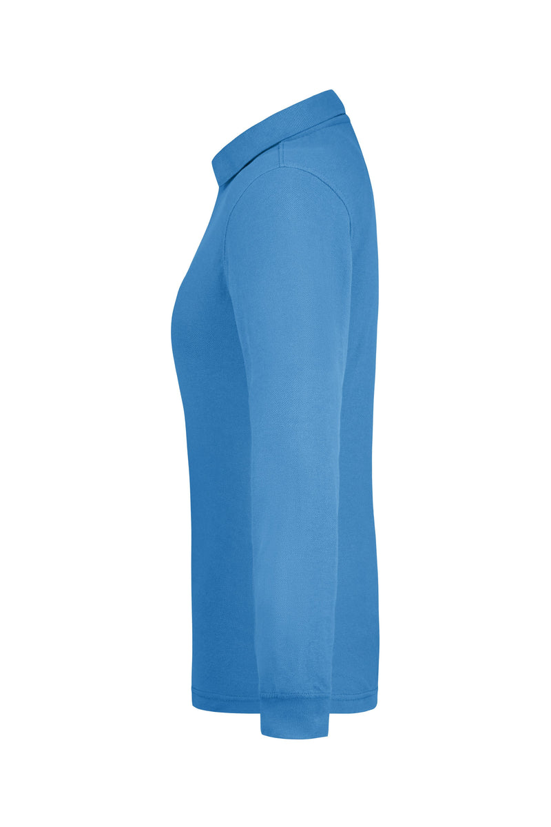 Laden Sie das Bild in Galerie -Viewer, Pflegeleichtes und strapazierfähiges Langarm Polo mit Brusttasche - JN865