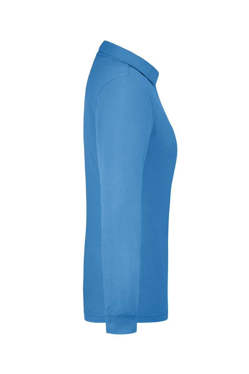 Laden Sie das Bild in Galerie -Viewer, Pflegeleichtes und strapazierfähiges Langarm Polo mit Brusttasche - JN865