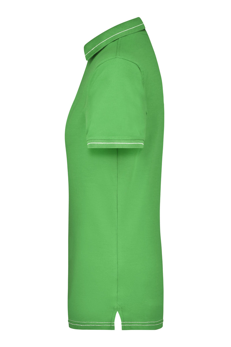 Laden Sie das Bild in Galerie -Viewer, Hochwertiges Poloshirt mit Kontraststreifen - Damen - JN568