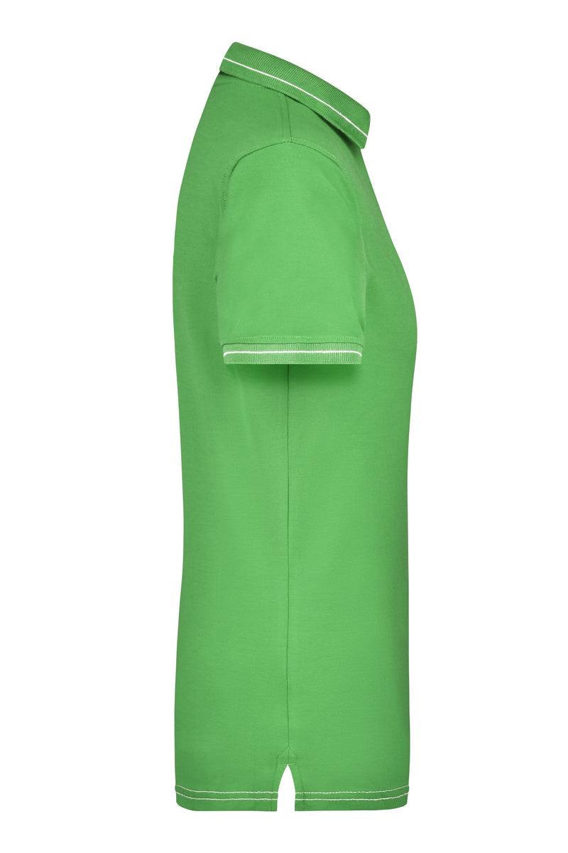 Laden Sie das Bild in Galerie -Viewer, Hochwertiges Poloshirt mit Kontraststreifen - Damen - JN568