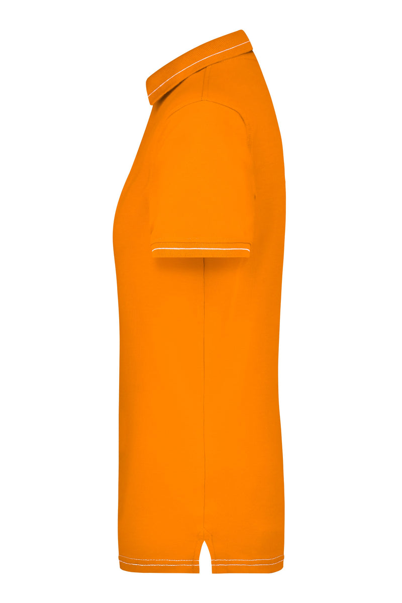 Laden Sie das Bild in Galerie -Viewer, Hochwertiges Poloshirt mit Kontraststreifen - Damen - JN568