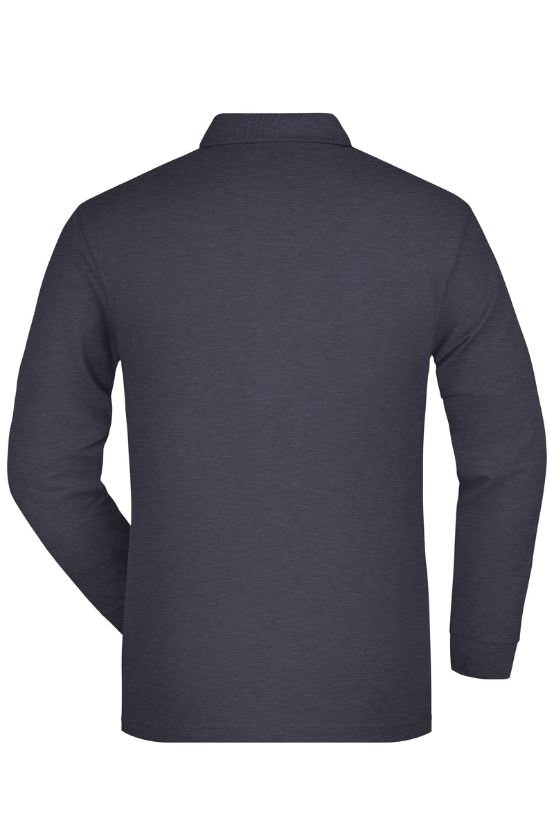 Laden Sie das Bild in Galerie -Viewer, Langarm-Polohemd mit Brusttasche - JN029