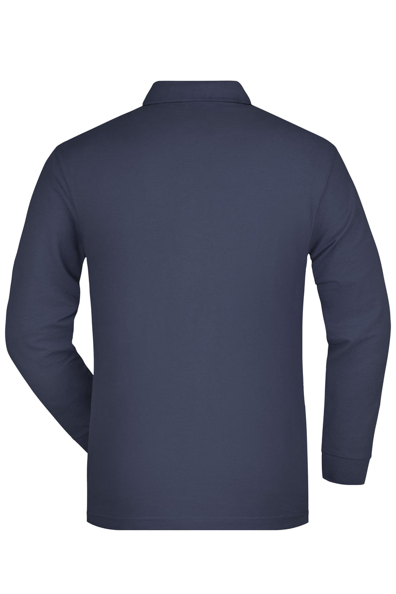 Laden Sie das Bild in Galerie -Viewer, Langarm-Polohemd mit Brusttasche - JN029