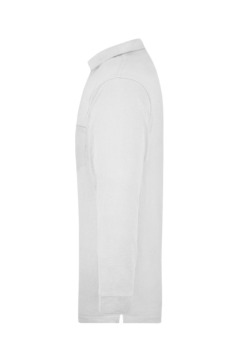 Laden Sie das Bild in Galerie -Viewer, Langarm-Polohemd mit Brusttasche - JN029