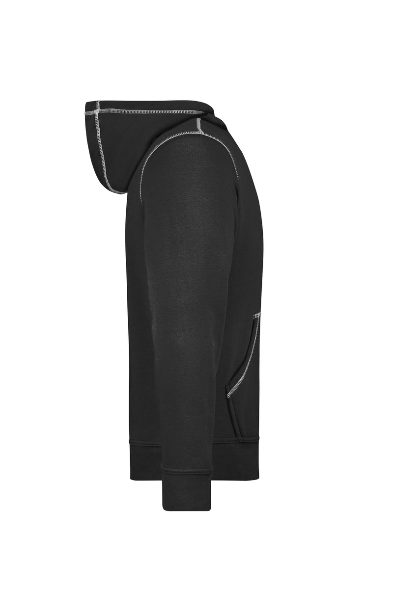 Laden Sie das Bild in Galerie -Viewer, Kapuzensweat mit modischen Kontrastnähten - Herren - JN961