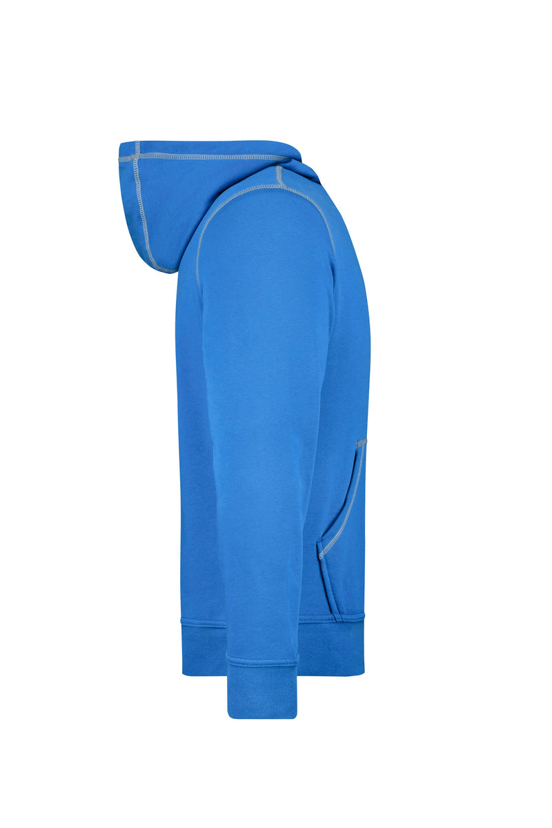 Laden Sie das Bild in Galerie -Viewer, Kapuzensweat mit modischen Kontrastnähten - Herren - JN961