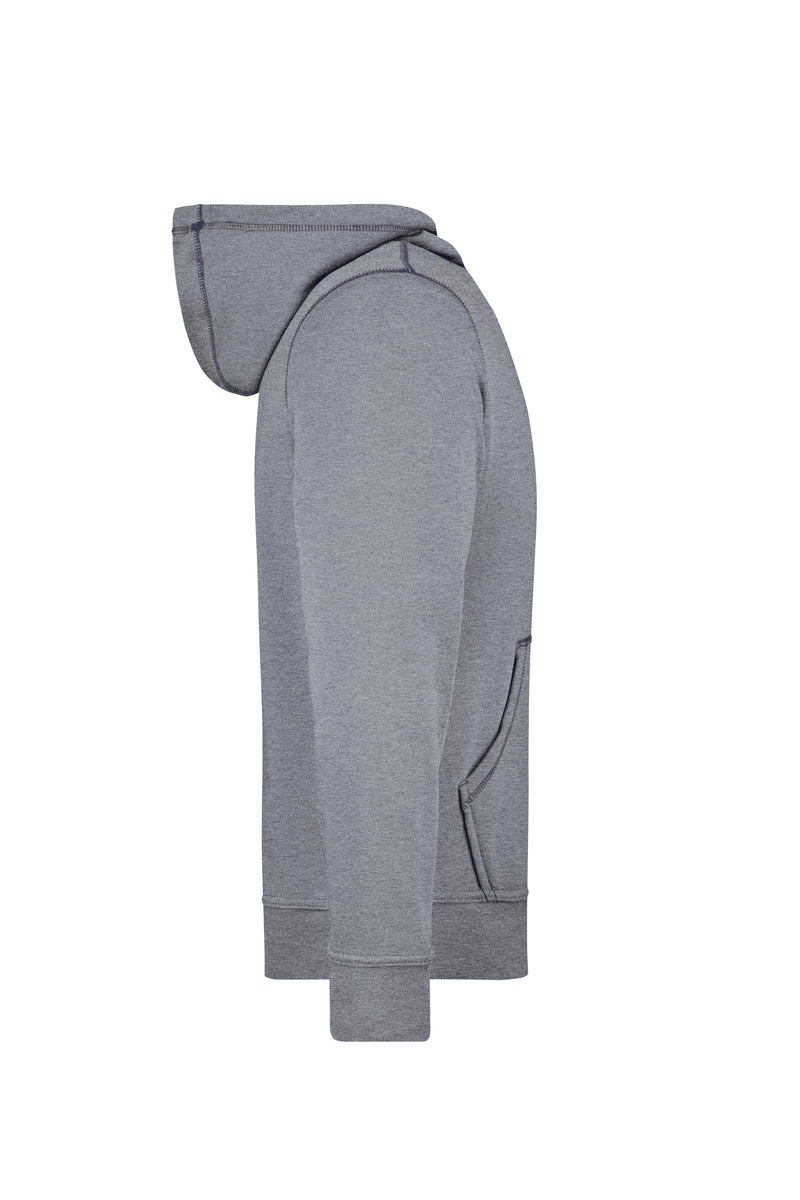 Laden Sie das Bild in Galerie -Viewer, Kapuzensweat mit modischen Kontrastnähten - Herren - JN961