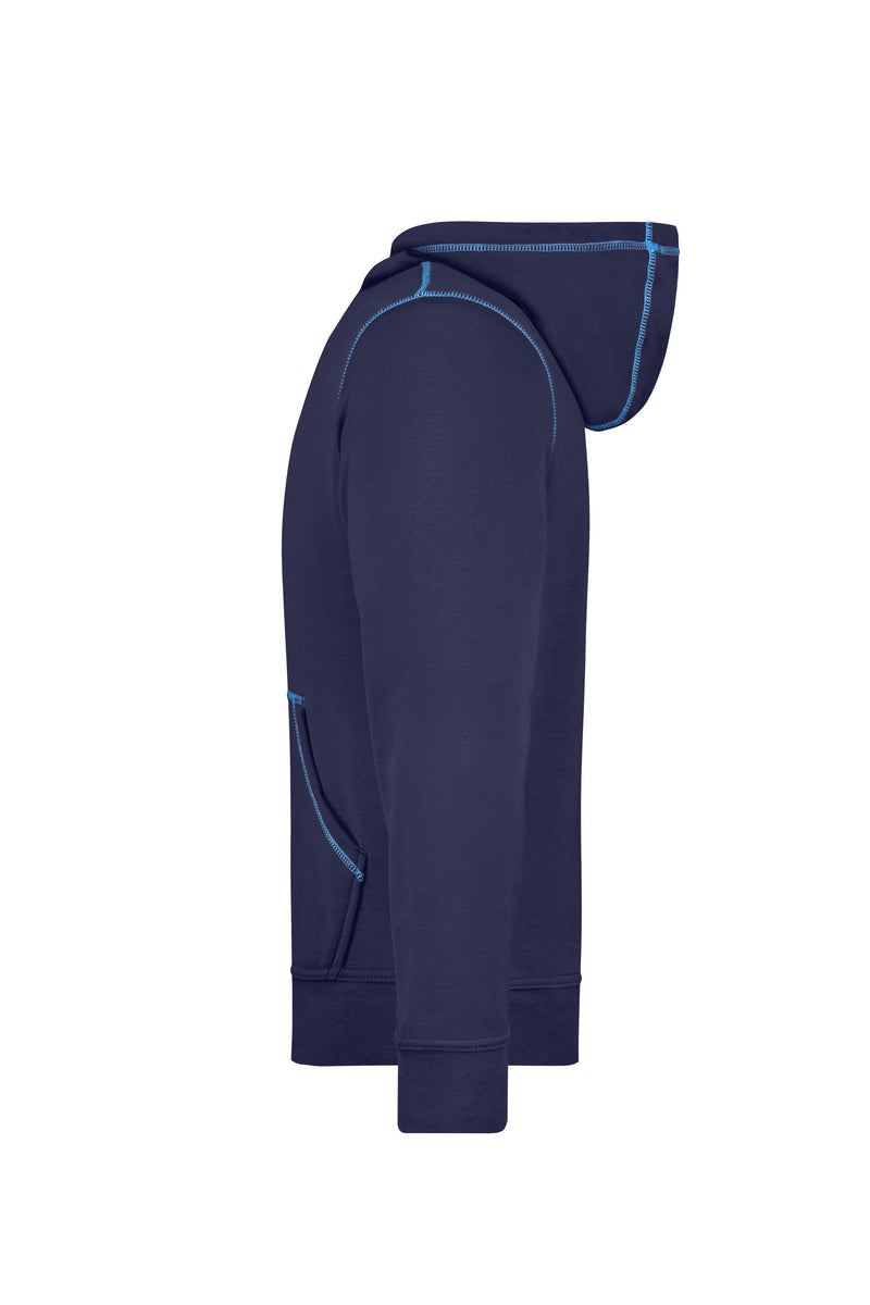 Laden Sie das Bild in Galerie -Viewer, Kapuzensweat mit modischen Kontrastnähten - Herren - JN961