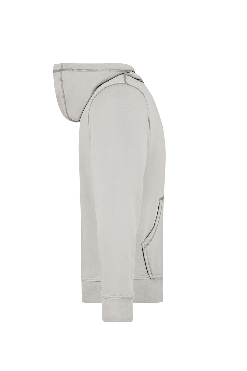 Laden Sie das Bild in Galerie -Viewer, Kapuzensweat mit modischen Kontrastnähten - Herren - JN961