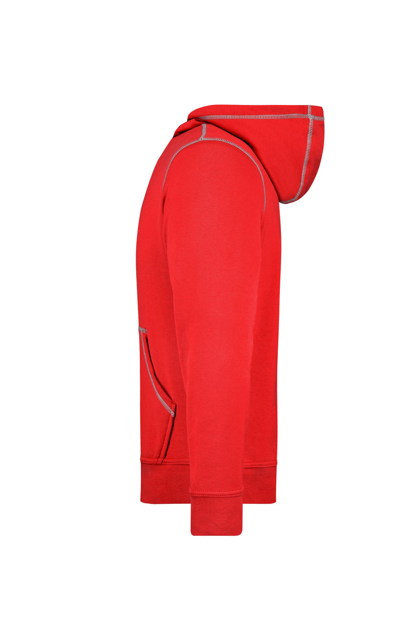 Laden Sie das Bild in Galerie -Viewer, Kapuzensweat mit modischen Kontrastnähten - Herren - JN961