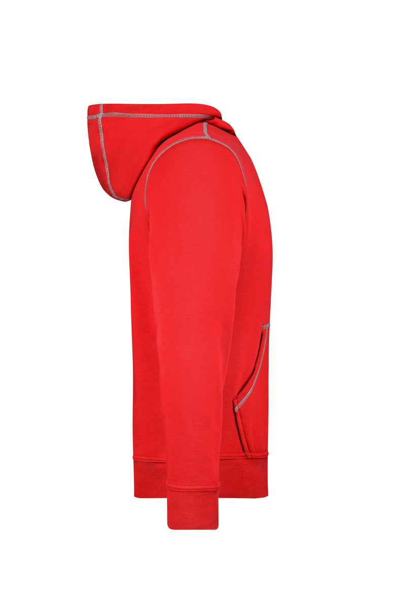 Laden Sie das Bild in Galerie -Viewer, Kapuzensweat mit modischen Kontrastnähten - Herren - JN961