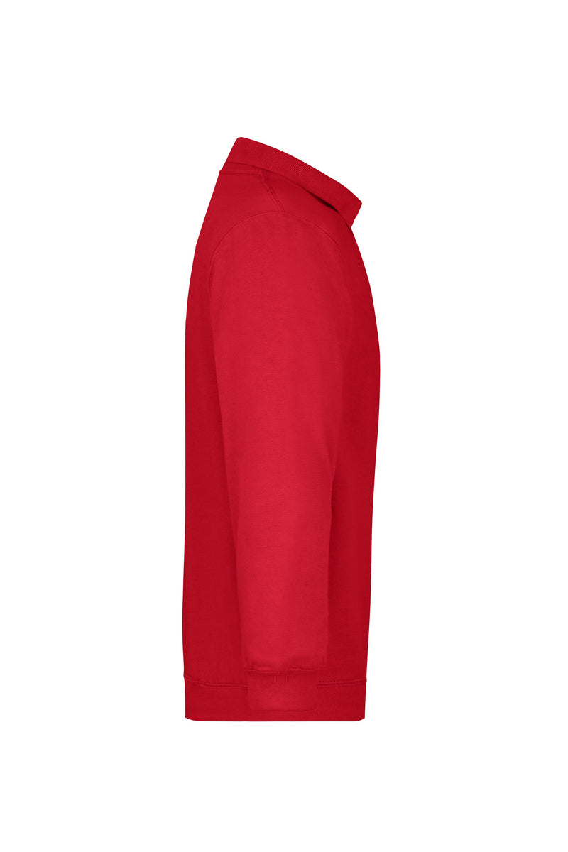 Laden Sie das Bild in Galerie -Viewer, Klassisches Komfort Polo-Sweatshirt - Herren - JN041