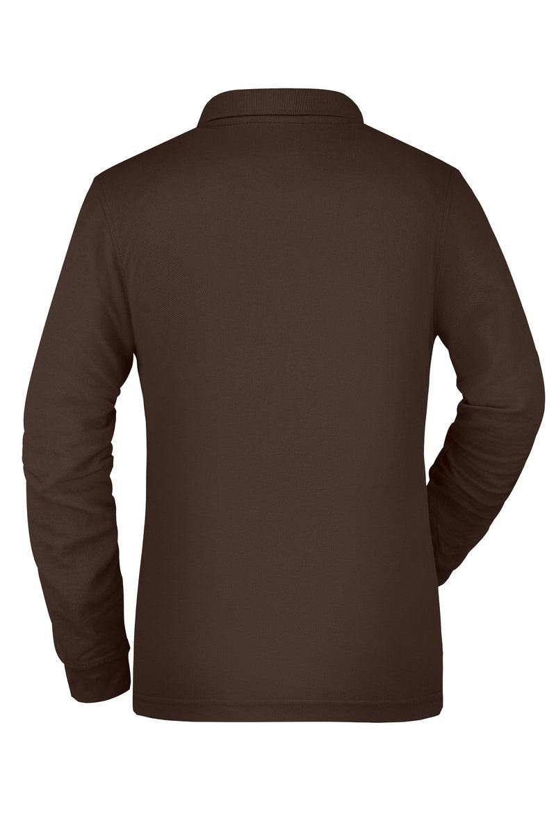 Laden Sie das Bild in Galerie -Viewer, Pflegeleichtes und strapazierfähiges Langarm Polo mit Brusttasche - JN865